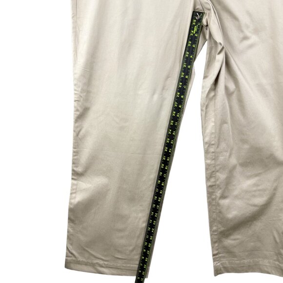 MONROE & MAIN High‑Rise Taper‑Leg Dress Pants Beige Plus Size 18W NWT - Picture 7 of 9